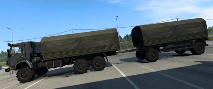 Trucks KamAZ 43101 Army [1.43.x] Eurotruck Simulator mod