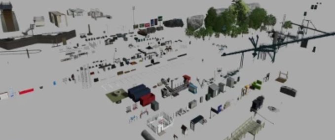 Objekte Kompletter Bausatz für Kartons Landwirtschafts Simulator mod