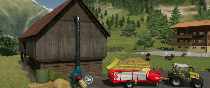 Platzierbare Objekte Heulager Mit Ballenannahme Landwirtschafts Simulator mod