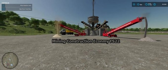 Maps Mnining Construction Economy Landwirtschafts Simulator mod