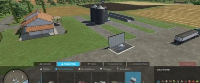 Platzierbare Objekte Goldmarkt-Kaufstation Landwirtschafts Simulator mod