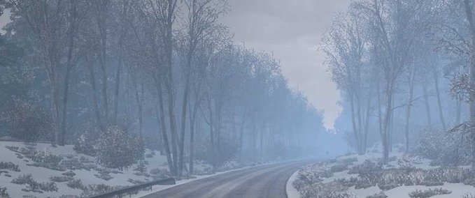 Mods Mehr Nebelvarianten für den frostigen Winter Mod  Eurotruck Simulator mod