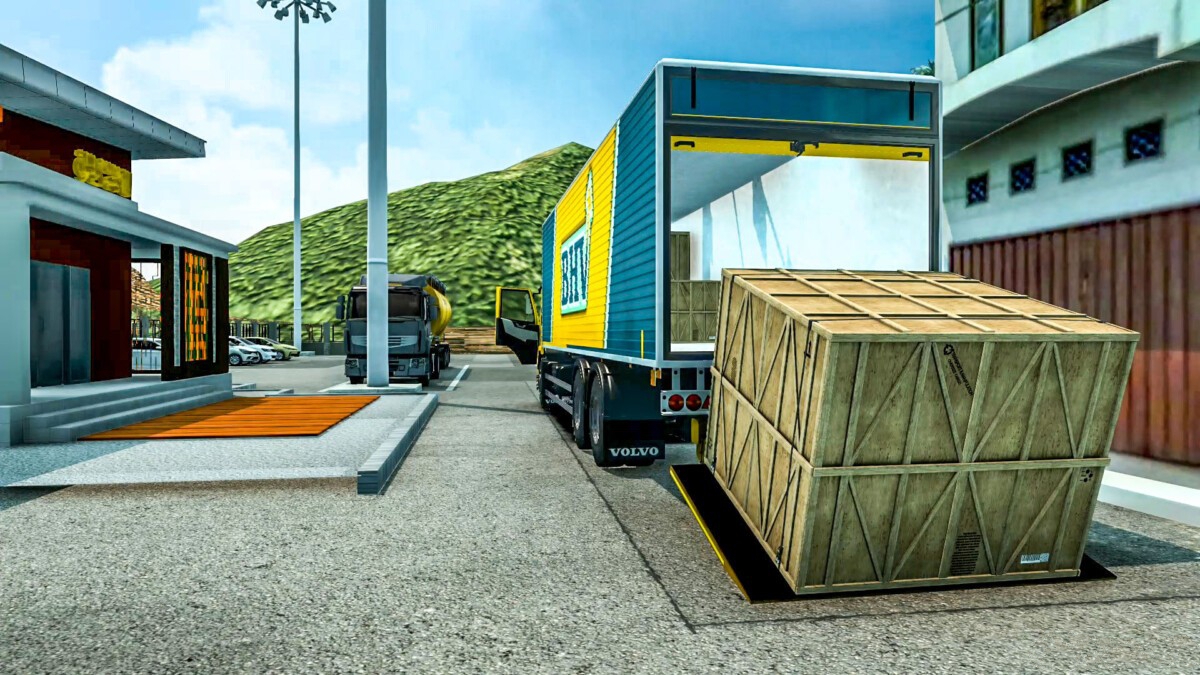 Volvo FM Delivery Truck Mod with Load Animation – ATS 1.43 - Thumbnail 1