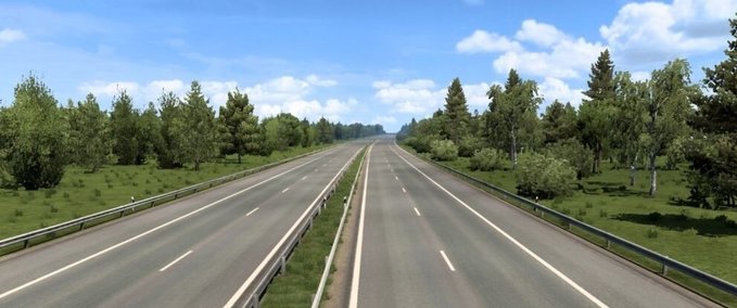 Maps Advanced Freeway Baltic Area [1.43] Eurotruck Simulator mod