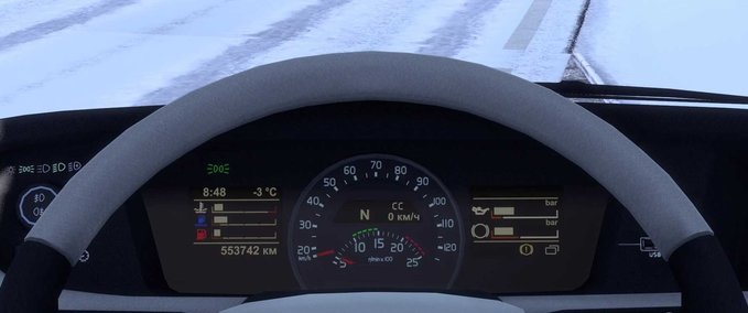 Trucks Volvo FH 2012 Improved Dashboard [1.43] Eurotruck Simulator mod