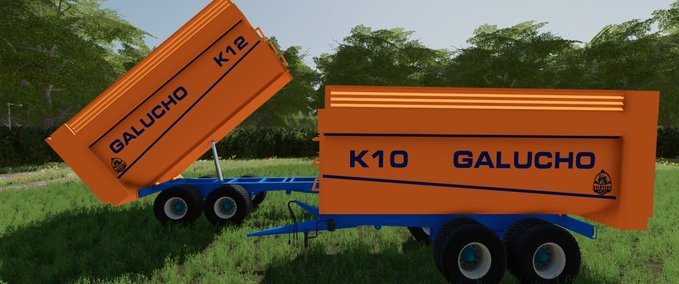 Sonstige Anhänger Galucho K10 & K12 Landwirtschafts Simulator mod