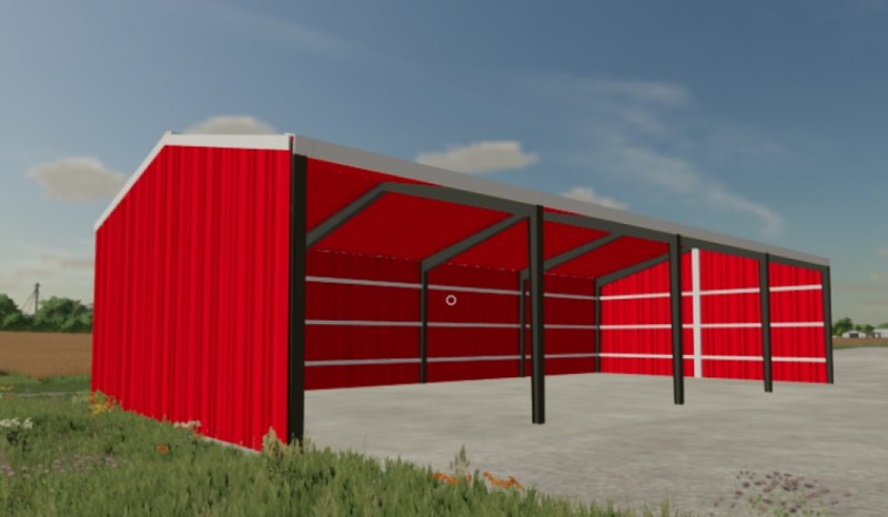 Fs22 Open Vehicle Shed V 1000 Placeable Objects Mod Für Farming Simulator 22 9704