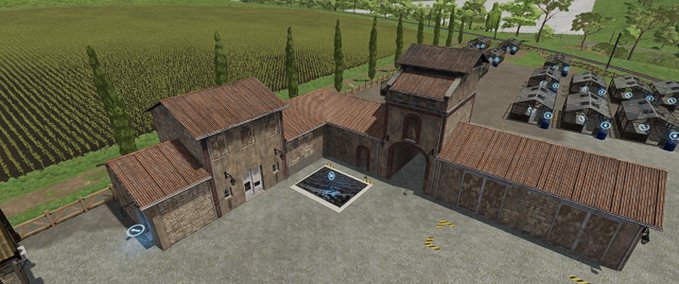 Gebäude mit Funktion Weinherstellung Landwirtschafts Simulator mod