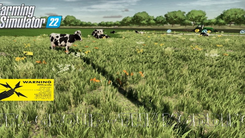 Fs22 Cow Pasture Electric Fence V 1000 Placeable Objects Mod Für Farming Simulator 22 0445