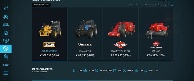 Tools Vehicle Salesystem Customizer Landwirtschafts Simulator mod