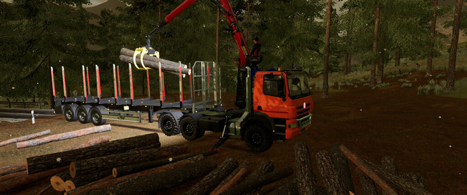 LKWs Tatra Phoenix L Kran Landwirtschafts Simulator mod