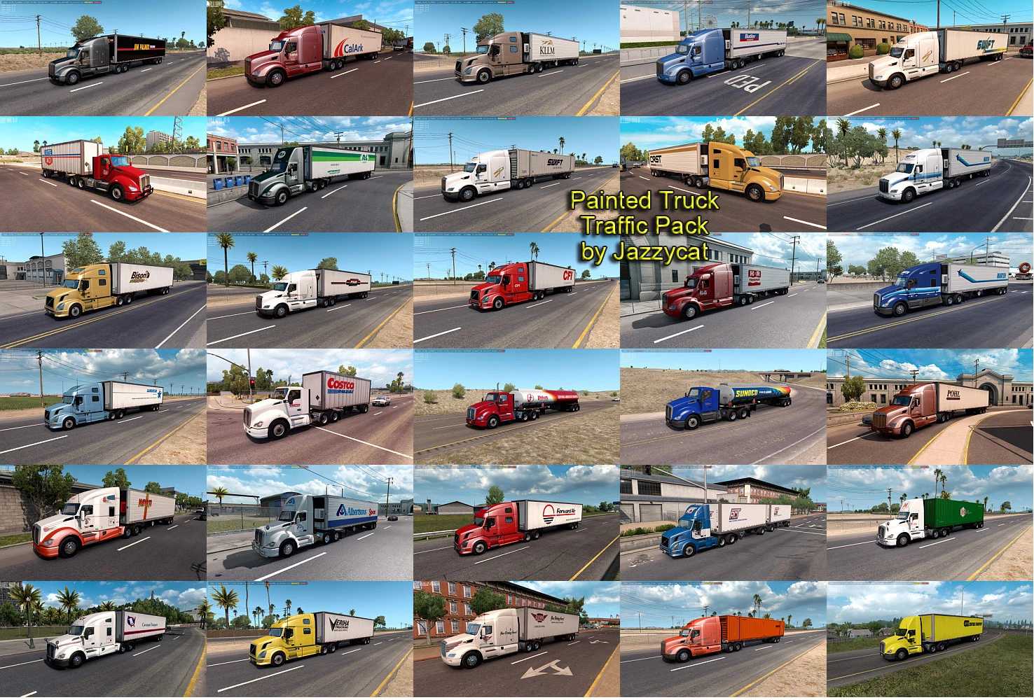 Trucks and Trailers of Companies in Traffic Pack by JC v1.5 1.34.x - Thumbnail 1