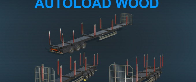 Sonstige Anhänger Fliegl Timber Runner Autoload Wood Landwirtschafts Simulator mod