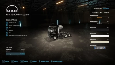 MAN TGX Forst Semi - Thumbnail 1