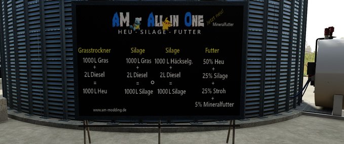 Kuhfutteranlage All in One Mod Image