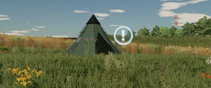 Platzierbare Objekte Zelt Landwirtschafts Simulator mod