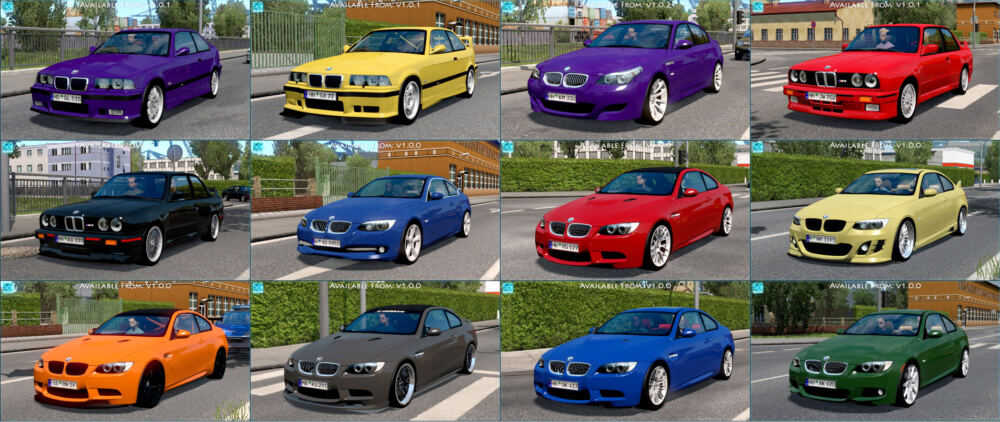 Pack of BMWs in Traffic v1.0 [1.38.x] - Thumbnail 1