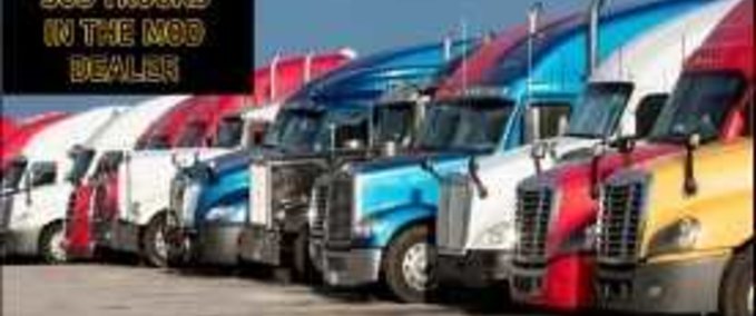 Trucks All SCS Trucks in The Mod Dealer 1.43 American Truck Simulator mod