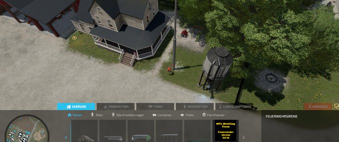 Platzierbare Objekte Feuerwehrsirene by MTL Modding Team Landwirtschafts Simulator mod