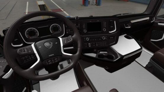 Scania S & R Black - White Interior [1.43] - Thumbnail 1