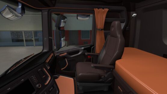 Scania S & R Black - Orange Interior [1.43] - Thumbnail 1