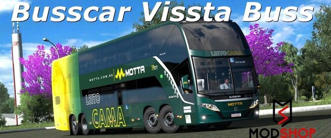 Trucks MERCEDES-BENZ VISSTA BUS DD 15 METROS [1.43] Eurotruck Simulator mod