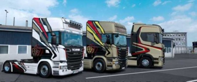 Trucks Scania Team Chimera Skinpack 1.43.x Eurotruck Simulator mod