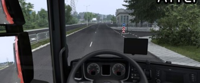 Mods SCS Regenstreifen Fix  Eurotruck Simulator mod