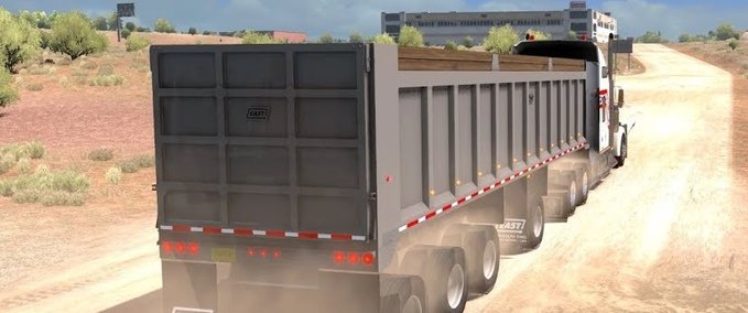 Trailer EAST Quad Axle Dump Anhänger (1.43.x)  American Truck Simulator mod