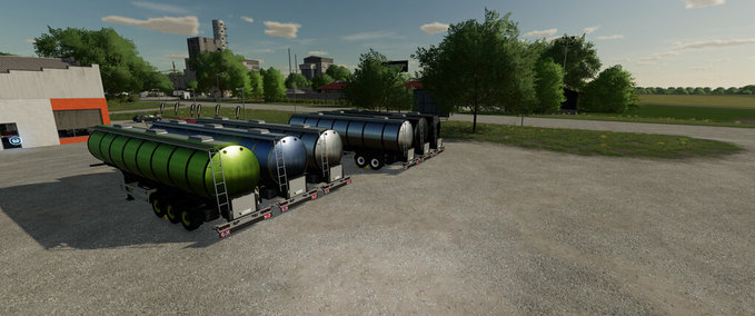 Sonstige Anhänger LIZARD MKV Universal Tankauflieger Pack Landwirtschafts Simulator mod