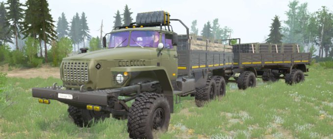 Fahrzeuge Ural-4320 6x6 With Color Options Spintires mod