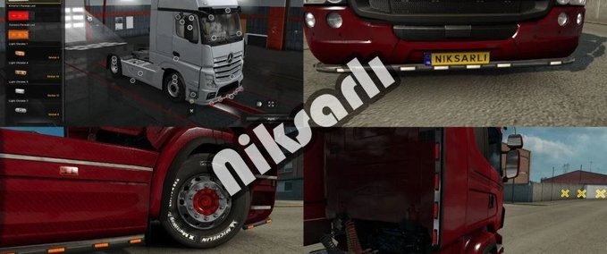 Trucks Neue LED Scheinwerfer für LKWs von Niksarli [1.43] Eurotruck Simulator mod