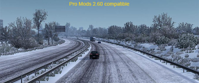 Mods Winter KI Geschwindigkeiten im Straßenverkehr auf 65 km/h (LKWs 60) - 1.43x Eurotruck Simulator mod