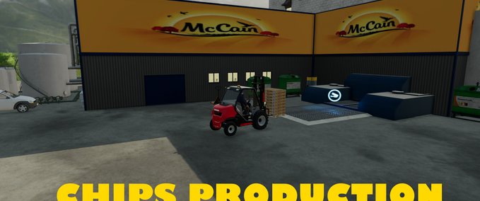 Platzierbare Objekte Mcain Chips Production Landwirtschafts Simulator mod