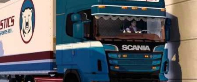 Trucks Scania R500 Gebr. H Transport [1.43] Eurotruck Simulator mod