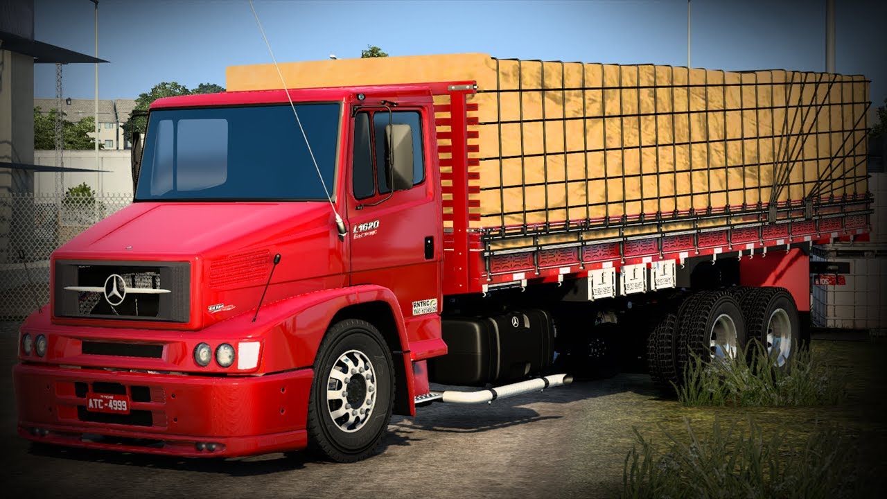 Mercedes-Benz 1620 Truck + Interior v1.2 (1.43.x) - Thumbnail 1