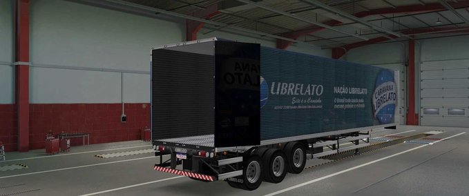 Trailer [ATS] Baú Librelato 2021 (1.43) American Truck Simulator mod