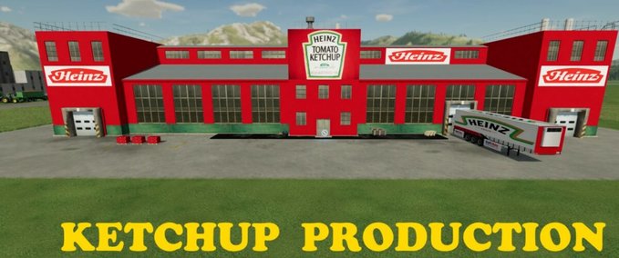 Platzierbare Objekte Ketchup-Produktion Landwirtschafts Simulator mod