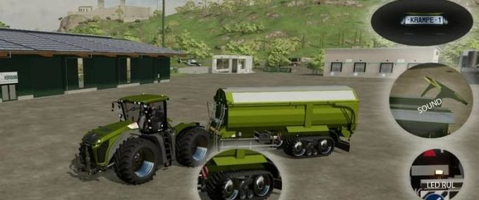 Other trailers Krampe Bandit 750 Terra Trac Farming Simulator mod