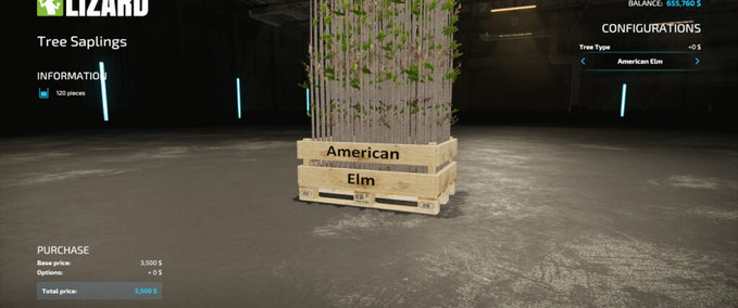 Objekte Baumsetzling-Paket Landwirtschafts Simulator mod