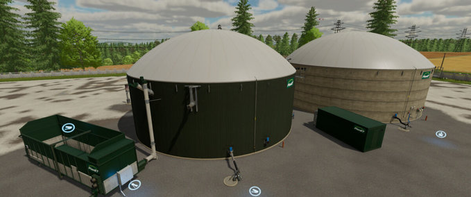 Platzierbare Objekte Platzierbares 250 KW BGA Landwirtschafts Simulator mod
