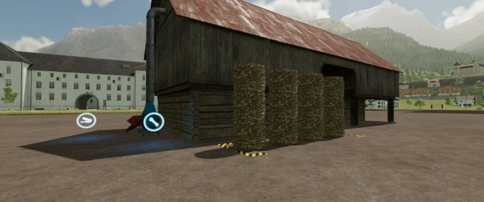 Platzierbare Objekte Ballenlagerung Landwirtschafts Simulator mod