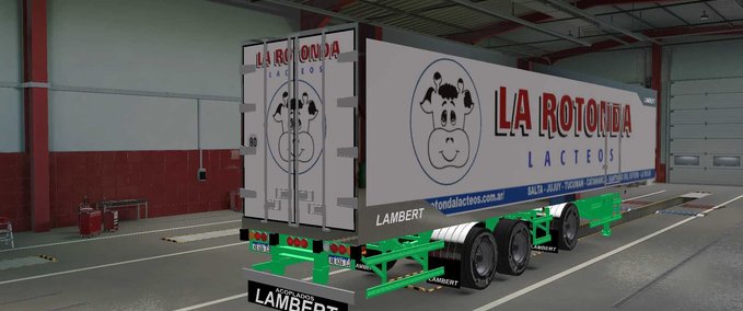 Trailer Termico Lambert 2+1 von jp3d [1.43] Eurotruck Simulator mod