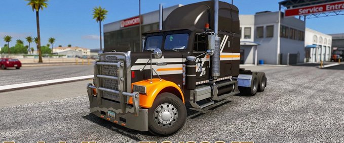 Trucks [ATS] Freightliner FLC12064T Truck v1.0.7 By XBS (1.43.x) American Truck Simulator mod