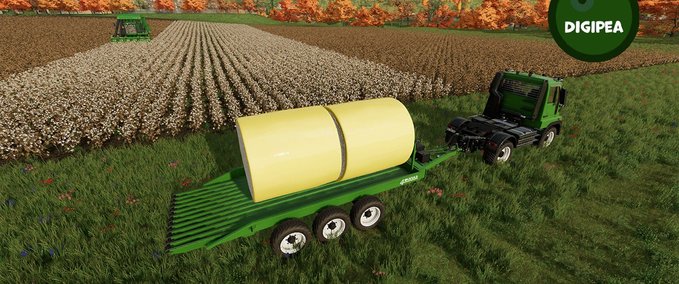 Sonstige Anhänger M4 Baumwollballen-Anhänger Landwirtschafts Simulator mod