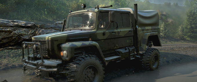 Truck Tuz-108 «Razorback» SnowRunner mod