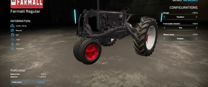 Oldtimer Farmall Regular Landwirtschafts Simulator mod