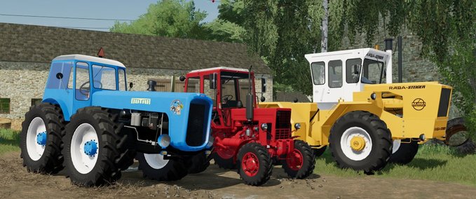 Sonstige Traktoren Weißrussland 82 + Dutra D4K-B + Rába-Steiger Landwirtschafts Simulator mod
