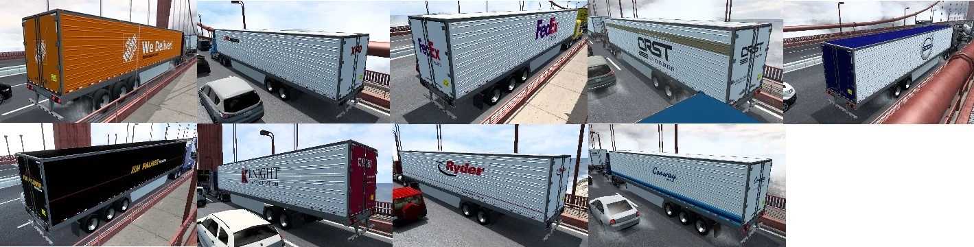 [ATS] AI TRAILER PACK BY NISSANTRUCK V1.0 (1.40) thumbnail 3