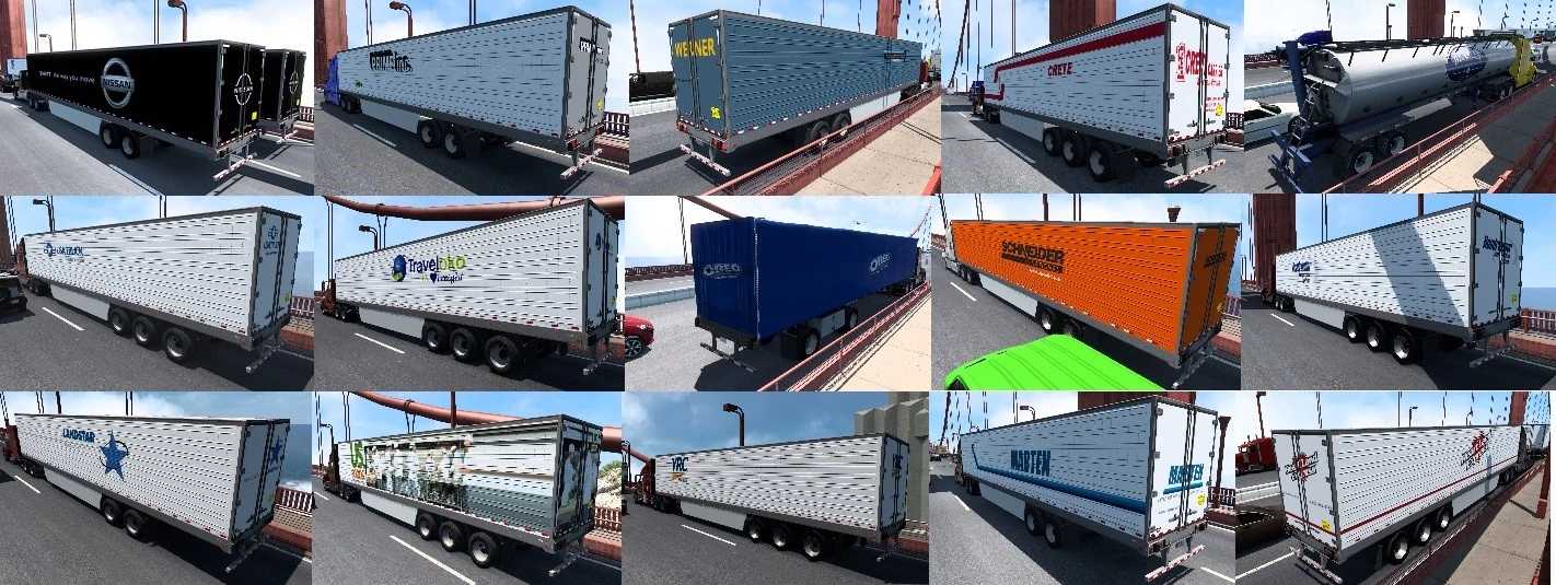 [ATS] AI TRAILER PACK BY NISSANTRUCK V1.0 (1.40) thumbnail 2